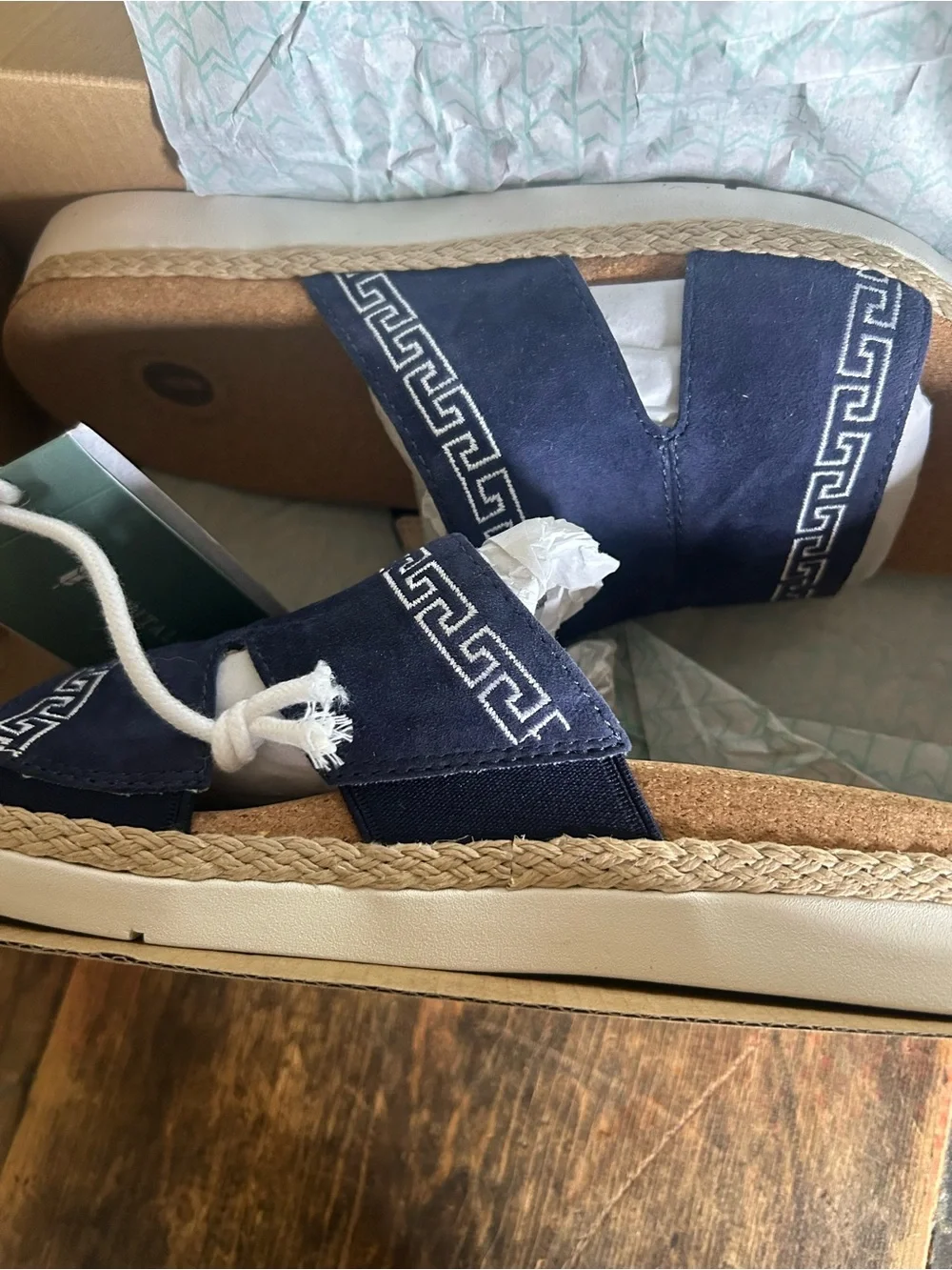 REVITALIGN Women's Size 9D Fiona Slide Sandal In Peacoat (Navy Blue) New In Box